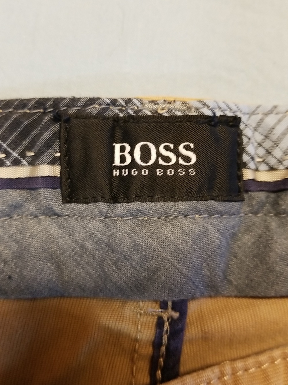 Hugo Boss Tan Straight Leg Chino Casual Dress Pants - Picture 5 of 14